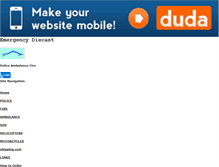 Tablet Screenshot of emergencydiecast.com